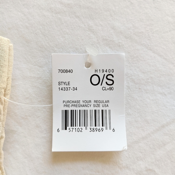 NWT Pea in The Pod #beamother (be a mother) cream canvas reusable tote - Picture 5 of 5